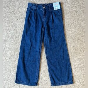 Cat & Jack Wide Leg Adjustable Waist Jeans